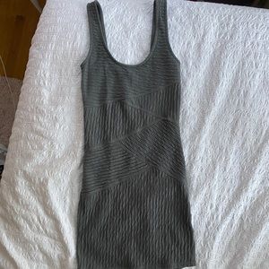 Grey Free People body con dress